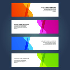 Vector Abstract design banner web template