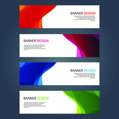 Vector Abstract design banner web template