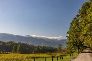 Fototapeta na wymiar Cades Cove in Great Smoky Mountains National Park