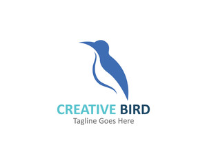 Creative logo design Bird vector template icon