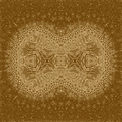 Gold fractal background and shiny texture for design, blank.