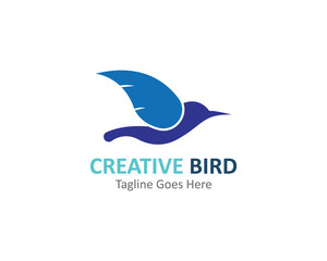 Creative logo design Bird vector template icon