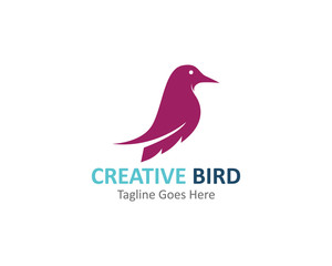 Creative logo design Bird vector template icon