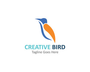 Creative logo design Bird vector template icon