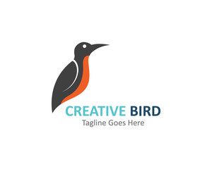 Creative logo design Bird vector template icon