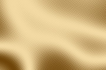 Imprint golden background and gold print on shiny foil