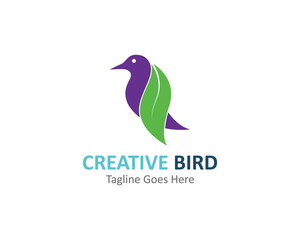 Creative logo design Bird vector template icon