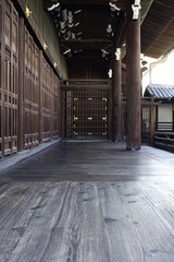 古都京都の廊下　Corridor in ancient Kyoto Japan 