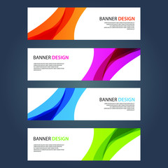 Vector Abstract design banner web template