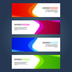 Vector Abstract design banner web template