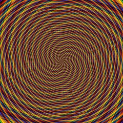 Fototapeta na wymiar Abstract background illusion hypnotic illustration, fractal.