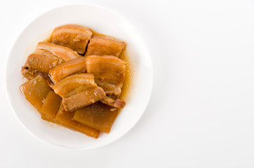 豚バラとコンニャクの煮物