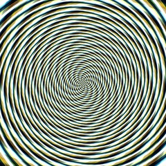 Obraz premium Abstract background illusion hypnotic illustration, design psychedelic.
