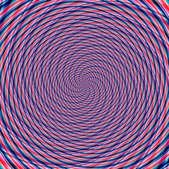 Abstract background illusion hypnotic illustration, graphic deception.