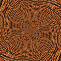 Abstract background illusion hypnotic illustration, colorful.