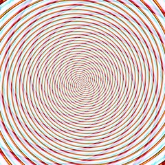 Abstract background illusion hypnotic illustration, art optical.