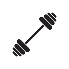 Barbell icon vector design template
