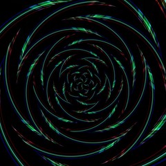 Spiral swirl pattern background abstract, zigzag decorative.