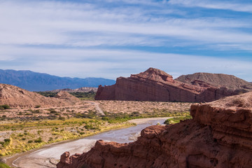 Montañas y valles del norte de Argentina Sur América