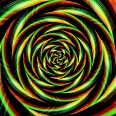 Fototapeta na wymiar Spiral swirl pattern background abstract, graphic illusion.