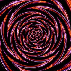 Fototapeta na wymiar Spiral swirl pattern background abstract, ornate zigzag.