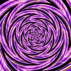 Spiral swirl pattern background abstract, illusion zig-zag.