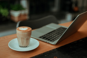 coffee in coffee shop cafe