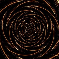 Spiral swirl pattern background abstract, illustration surreal.