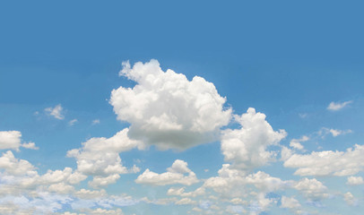 Naklejka na ściany i meble The beautiful blue sky and cloud.