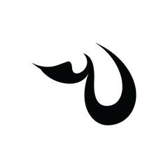 artistic hook form logo vector