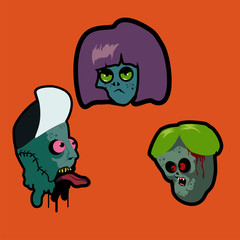 My Zombie Head Friends