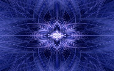 art dark blue illustration background. fractal.