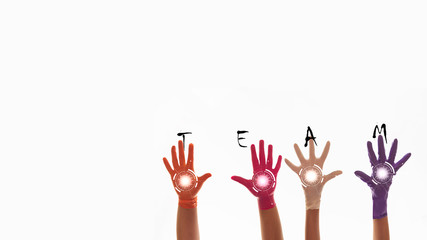 Hands for working the job success