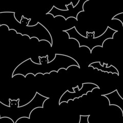 Halloween party wallpaper background vector illustration - Happy ghost halloween party wallpaper scream vector illustration