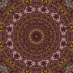 background multicolor abstract kaleidoscope colorful. floral symmetry.