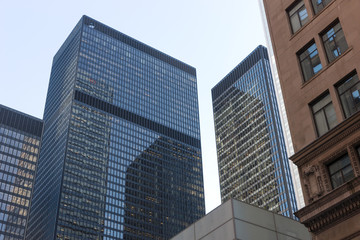 Toronto financial district skyline and modern architecture. Canada