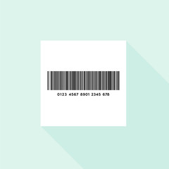 バーコード・買い物イメージ素材：シンプルなバーコード（code128）