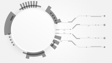Obraz premium Abstract Digital Technology Cycle background.Business growth transformation to digital and Successful financial technology.