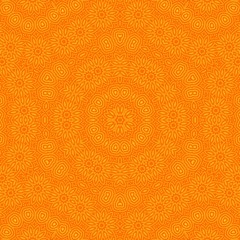pattern yellow geometric kaleidoscope symmetry. flower shape.