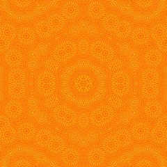 pattern yellow geometric kaleidoscope symmetry. flower shape.