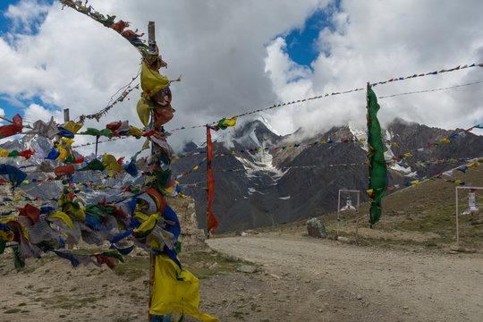 Chorton  at Kumzum La,Himachal Pradesh,India