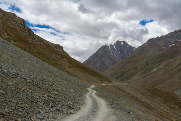 High Mountain pass at Kumzum La,Himachal Pradesh,India