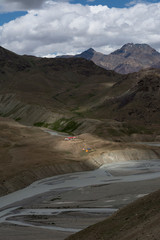 High Mountain pass at Kumzum La,Himachal Pradesh,India