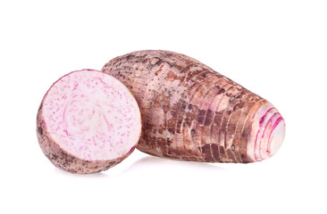 taro isolated on white background