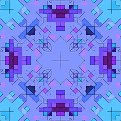 Mosaic abstract background pattern stained, shape colored.