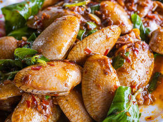 Thai food, Spicy Fried Clam