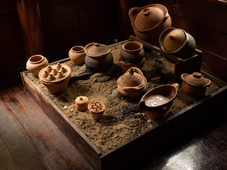 Thai kitchenware in ancient times