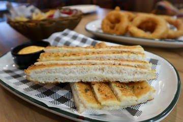 bread, bread sticks or bread sticks