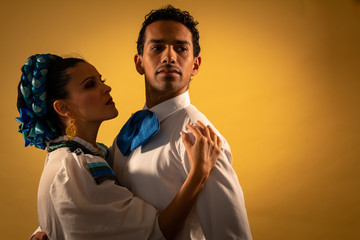 Charro Adelita Hombre Mujer Pareja Joven Tradicion Mexico