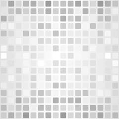 Striped glowing square pattern. Seamless vector background